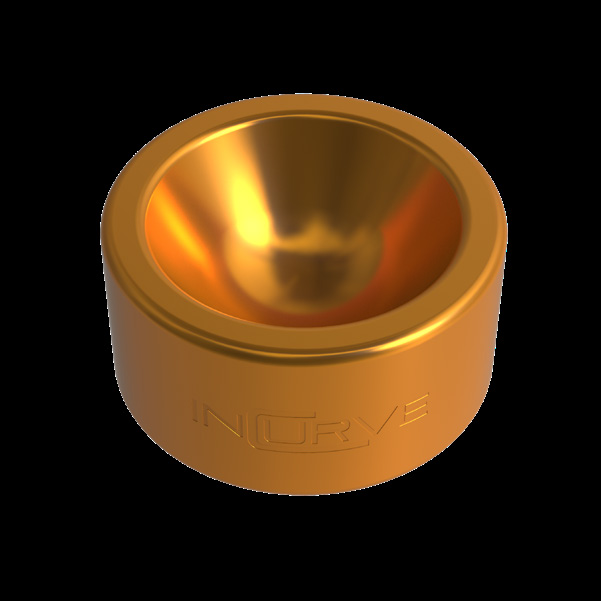 Incurve 24K Gold Satin Clear wheel finish swatch