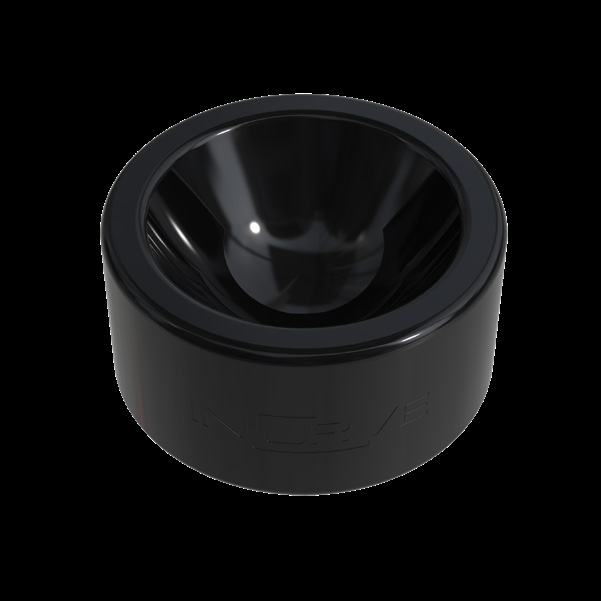 Incurve Black Gloss Clear wheel finish swatch