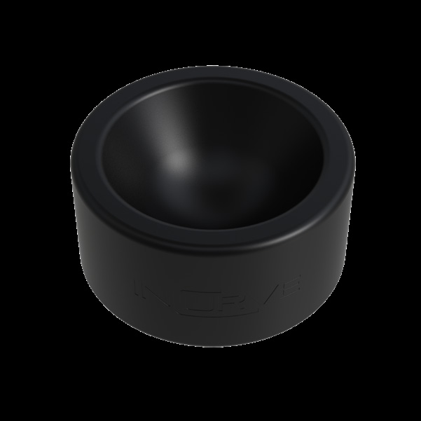 Incurve Black Satin Clear wheel finish swatch