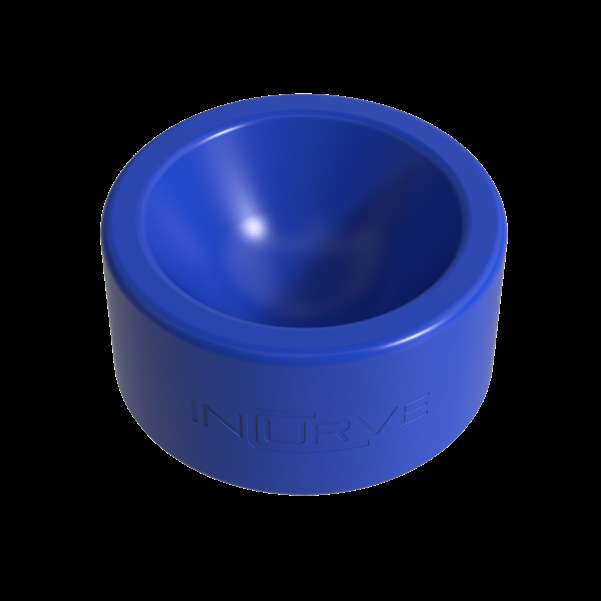 Incurve Blue Satin Clear wheel finish swatch