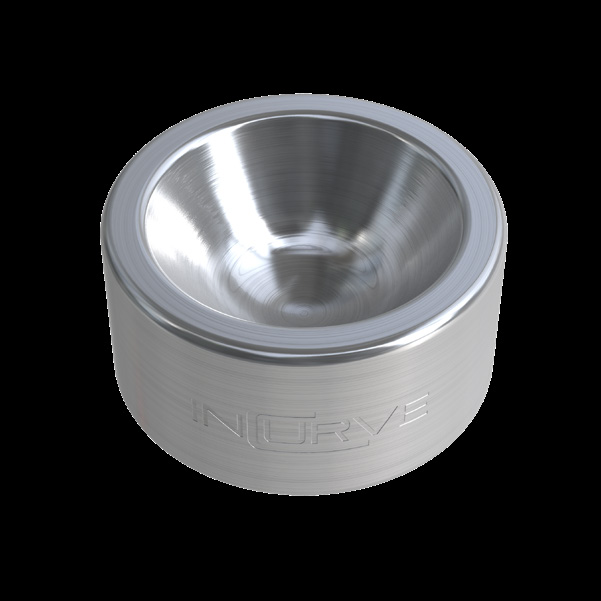 Incurve Brushed Aluminum Gloss Clear wheel finish swatch