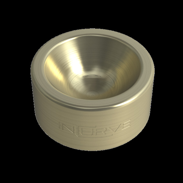 Incurve Brushed Champion Gold Satin Clear wheel finish swatch