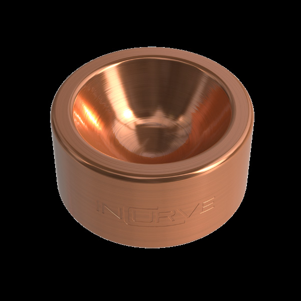 Incurve Brushed Copper Gloss Clear wheel finish swatch
