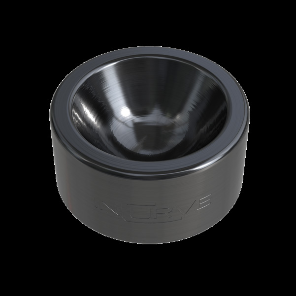 Incurve Brushed Onyx Gloss Clear wheel finish swatch