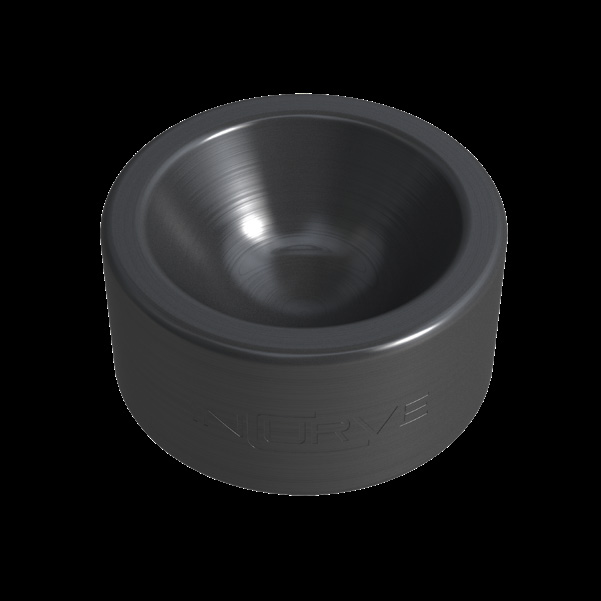 Incurve Brushed Onyx Satin Clear wheel finish swatch
