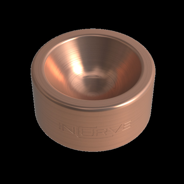 Incurve Brushed Rose Gold Satin Clear wheel finish swatch