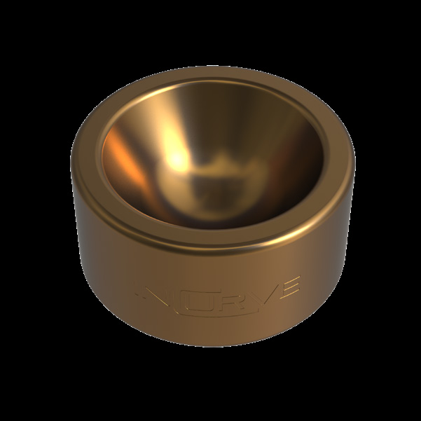 Incurve Brushed Sunset Gold Satin Clear wheel finish swatch