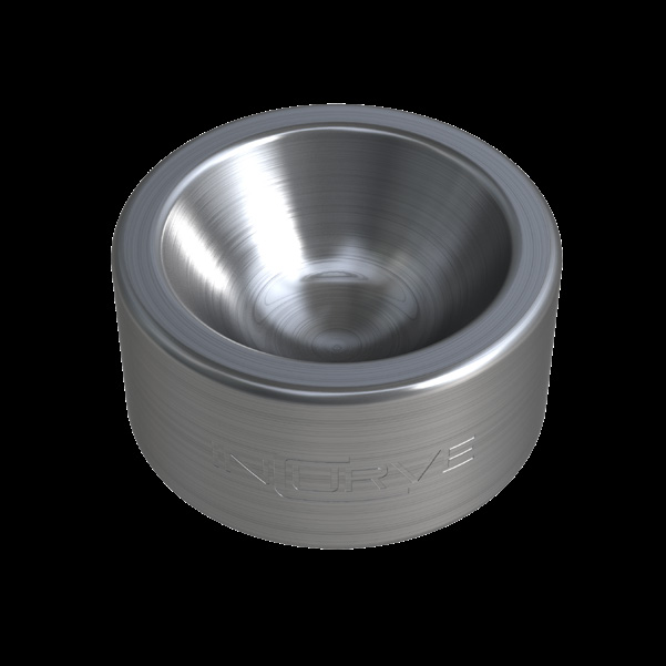 Incurve Brushed Titanium Satin Clear wheel finish swatch