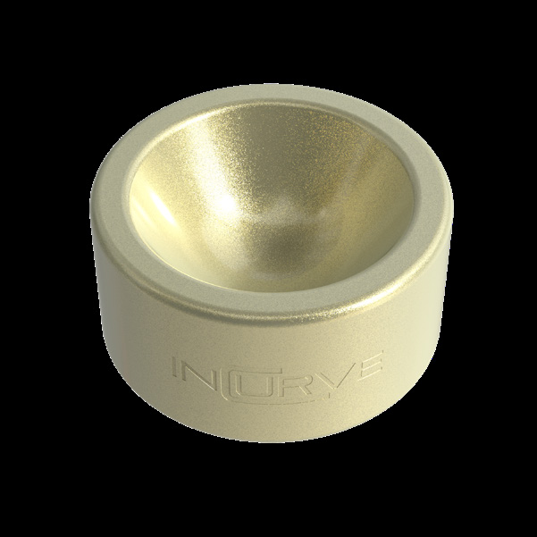 Incurve Champion Gold Gloss Clear wheel finish swatch