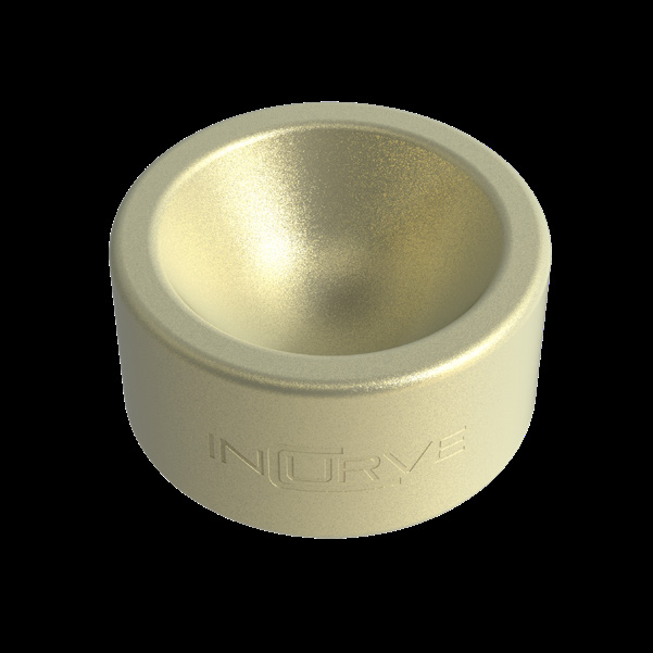 Incurve Champion Gold Satin Clear wheel finish swatch