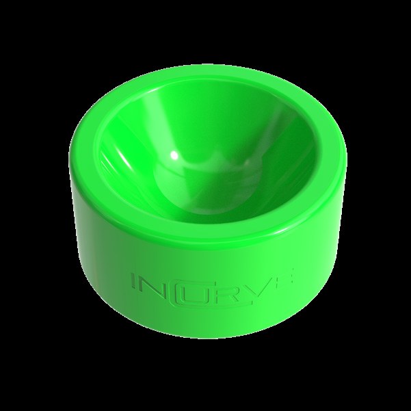 Incurve Green Gloss Clear wheel finish swatch
