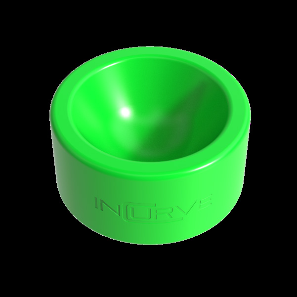 Incurve Green Satin Clear wheel finish swatch