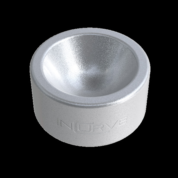 Incurve Metallic Silver Gloss Clear wheel finish swatch