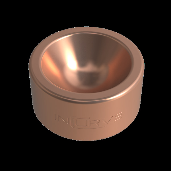 Incurve Polished Rose Gold Satin Clear wheel finish swatch