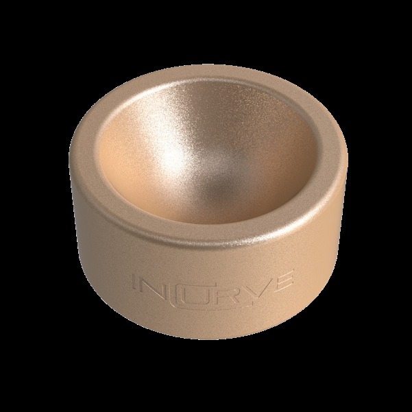 Incurve Rose Gold Satin Clear wheel finish swatch