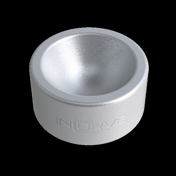 Incurve Silver Satin Clear wheel finish swatch